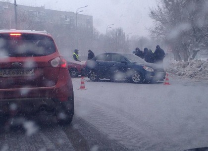 ДТП на выезде из Пятихаток: столкнулись три автомобиля (ФОТО)