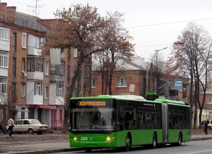 На ХТЗ троллейбусы временно изменили маршрут