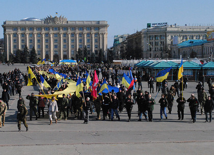 В Харькове прошел марш в память о Героях Небесной сотни