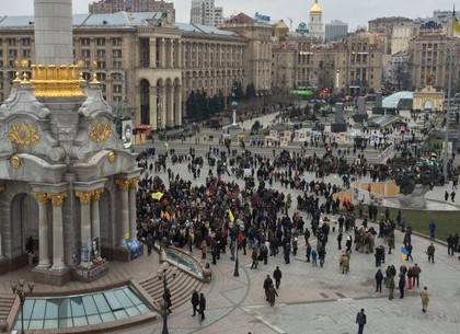 Сегодня на Майдане происходили стычки между копами и активистами