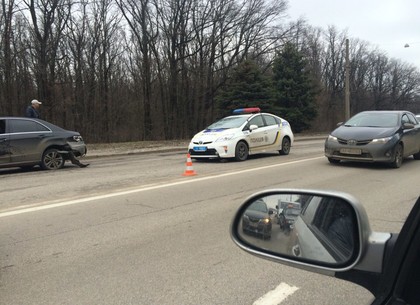 Полицейский Prius попал в аварию возле Мемориала (ФОТО)
