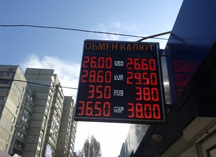 Как дешевеет доллар в Харькове
