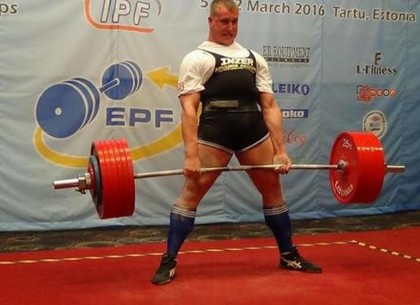 Харьковчанин стал вице-чемпионом Европы по пауэрлифтингу