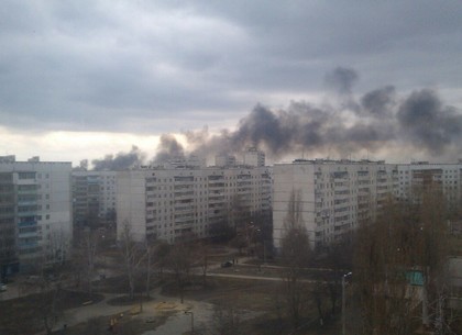 Харьковские пожарные рассказали, что горит в районе Рогани (ВИДЕО, Обновлено)