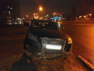 ДТП на Клочковской: Audi протаранила «Ладу»
