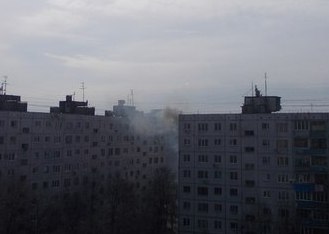 На проспекте Гагарина горела девятиэтажка (ФОТО)