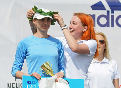 Определились победили марафонского забега в Харькове