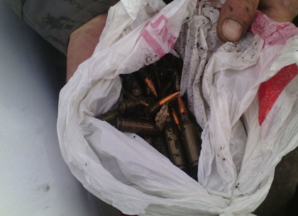 У жителей Харьковщины нашли набор боеприпасов