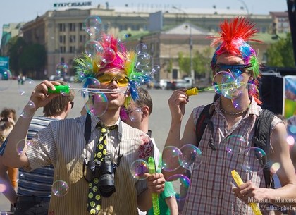 Мыльнопузырьное шествие пройдет в центре Харькова