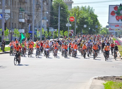 Велодень в Харькове: флешмоб «Зеркальная струя» и другие мероприятия