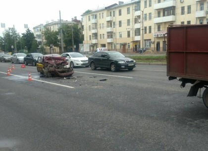На Московском проспекте произошло ДТП с пострадавшим
