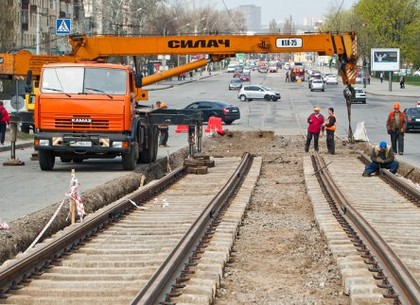 В Харькове продолжается реконструкция Московского проспекта