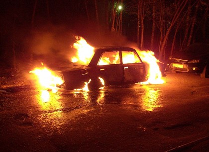 В Харькове пьяный грузин подстрелил таксиста и сжег его автомобиль
