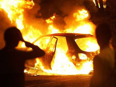 Ночью на Салтовке сожгли две машины