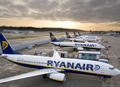 В украинский аэропорт заходит лоукост Ryanair