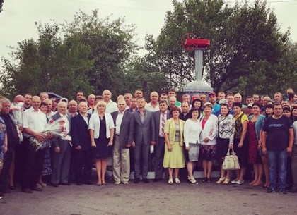 На Харьковщине открыли памятник водопроводу