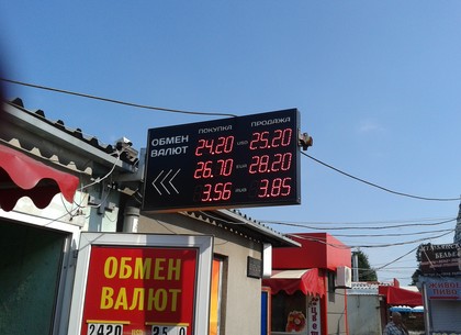 Курсы валют в Харькове и Украине на 8 августа