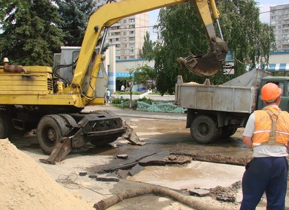 Бригады «Харьководоканала» устранили 17 порывов на водопроводе
