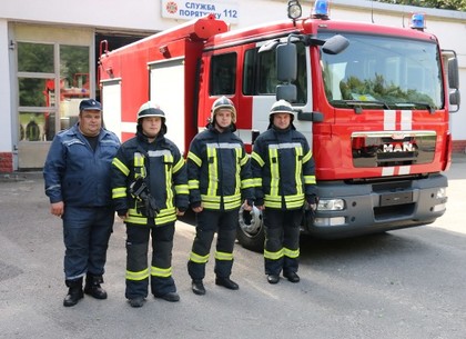 Спасатели Харьковщины получили новую пожарную машину (ФОТО)