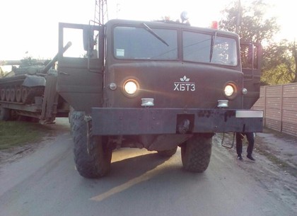 В Харькове пешеход попал под танк