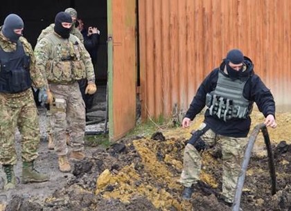 На Харьковщине пограничники ищут скрытые трубопроводы контрабандистов