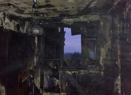 В Харькове на пожаре в многоэтажке погиб мужчина (ФОТО)