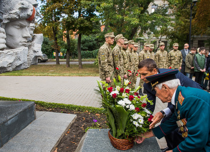 В Киевском районе почтили память партизан и подпольщиков