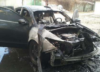 На Чернышевской сгорел автомобиль