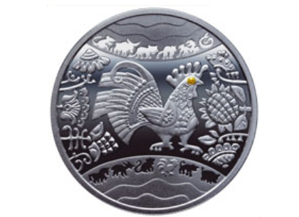 Нацбанк выпустил монету «Год Петуха»