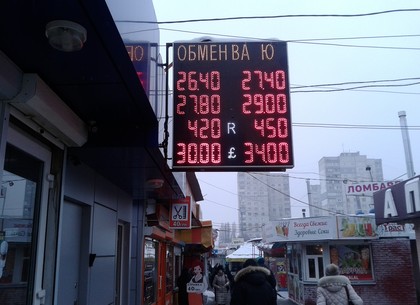 Наличные и безналичные курсы валют в Харькове на 22 декабря