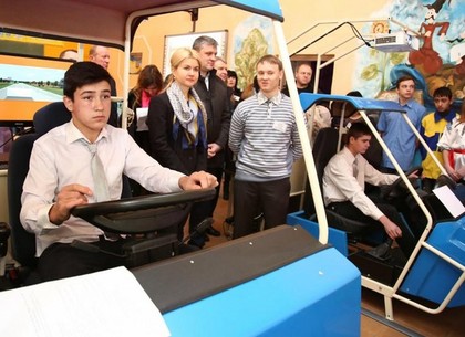 В Краснокутском лицее оборудовали кабинет подготовки водителей (ФОТО)