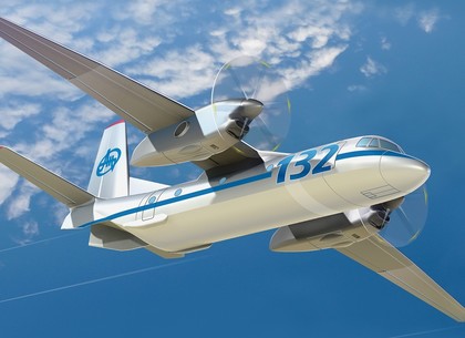 В Киеве показали испытательную модель нового самолета АН-132