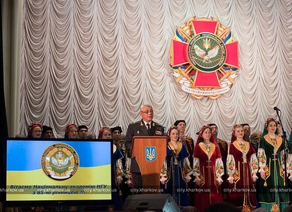 Горсовет поздравляет Национальную академию Нацгвардии Украины с 85-летием (ФОТО)