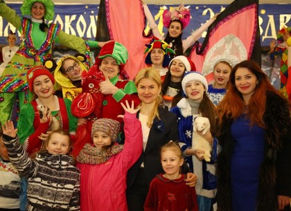 Юлия Светличная поздравила детей Харьковщины с новогодними праздниками
