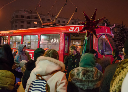 «Рождественский трамвай» в Харькове