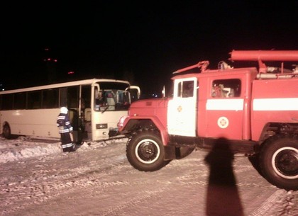 Ночью на трассе сломался автобус Харьков-Волноваха