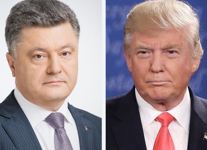 Петр Порошенко и Дональд Трамп обсудили укрепление стратегического партнерства между странами