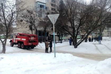 Во время пожара на Харьковщине спасатели эвакуировали 17 человек (ФОТО)