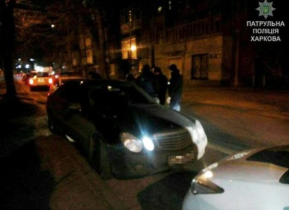 Ночная погоня в центре Харькова: водитель навеселе пытался скрыться от патрульных