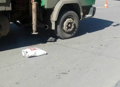 На Павловом Поле грузовик насмерть задавил женщину (ФОТО)