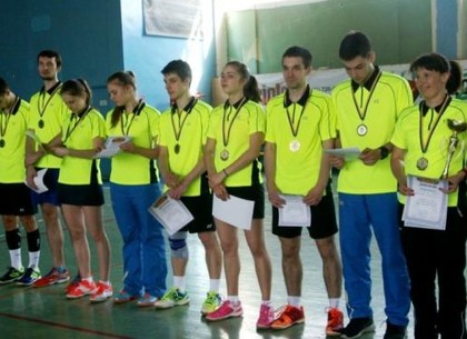 Спортсмены из Харькова выиграли чемпионат Украины по бадминтону