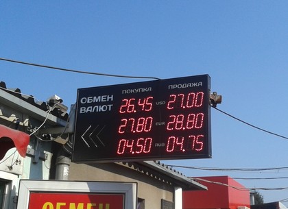 Наличные и безналичные курсы валют в Харькове на 11 апреля