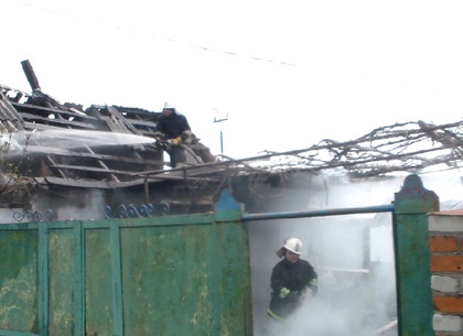 На пожаре под Харьковом погиб мужчина