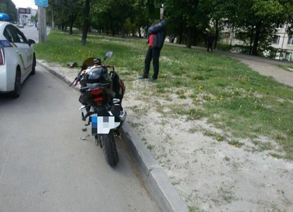 На Салтовке женщина попала под колеса мотоцикла (ФОТО)
