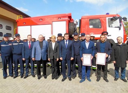 В Будах на Харьковщине открыли новый пожарно-спасательный пост (ФОТО)