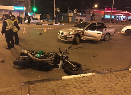 На Гагарина мотоцикл попал в ДТП: погибли два человека