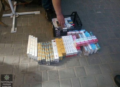На Одесской торговали контрафактными сигаретами