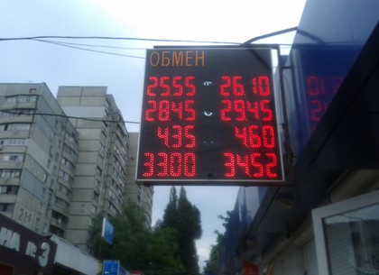 Наличные и безналичные курсы валют в Харькове на 9 июня