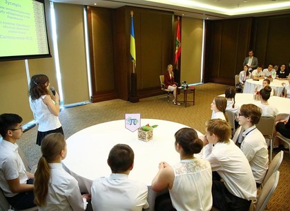 Юлия Светличная встретилась с самыми умными учениками Харьковщины (ВИДЕО)