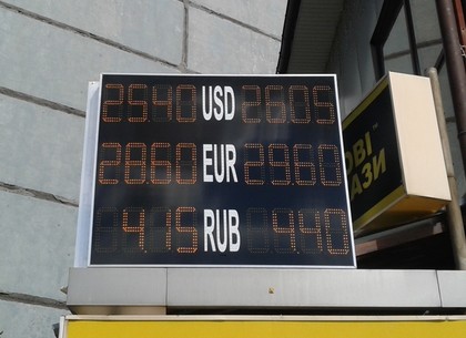Наличные и безналичные курсы валют в Харькове на 5 июля